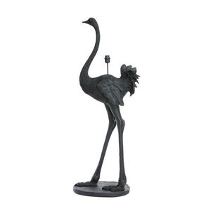 Černá stojací lampa pštros Ostrich black - 62*50*146 cm / E27 1735312 obraz