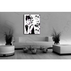 Ručně malovaný POP Art Audrey Hepburn 80x100 cm obraz
