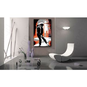 Ručně malovaný POP Art Michael Jackson 1 dílny 60x90cm obraz