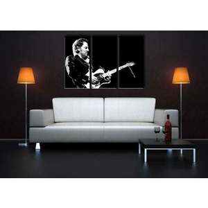 Ručně malovaný POP Art Bruce Springsteen 3 dílný 120x80cm obraz
