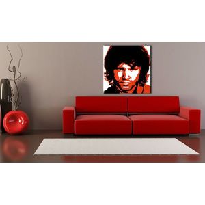 Ručně malovaný POP Art Jim Morrison 1 dílný 100x100cm obraz