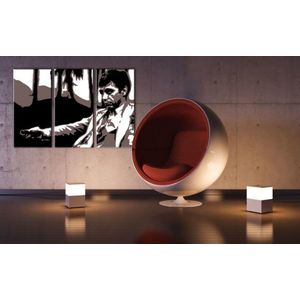 Ručně malovaný POP Art AL PACINO 3 dílný 120x80cm obraz