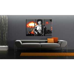 Ručně malovaný POP Art Pulp Fiction 3 dílný 120x80cm obraz
