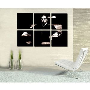 Ručně malovaný POP Art Godfather 6 dílný 150x100cm obraz