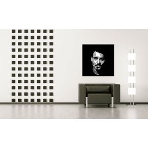 Ručně malovaný POP ArtJohnny Depp 1 dílny 100x100cm obraz