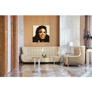 Ručně malovaný POP Art Michael Jackson 1 dílny 100x100cm obraz