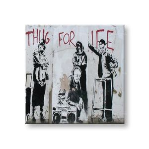 Obraz na plátně ČTVEREC Street ART - Banksy obraz