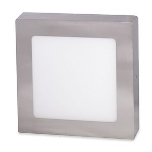 LED Solution Stříbrný přisazený LED panel hranatý 170 x 170mm 12W Teplá bílá - POSLEDNÍ KUS VYP219 obraz