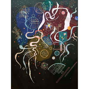 Obraz - reprodukce 30x40 cm Mouvement I, Wassily Kandinsky – Fedkolor obraz