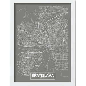 Plakát v rámu 40x55 cm Bratislava – Wallity obraz