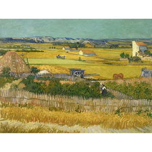 Obraz - reprodukce 40x30 cm The Harvest, Vincent van Gogh – Fedkolor obraz
