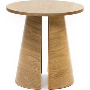 Kulatý odkládací stolek v dekoru dubu ø 50 cm Cep – Teulat obraz