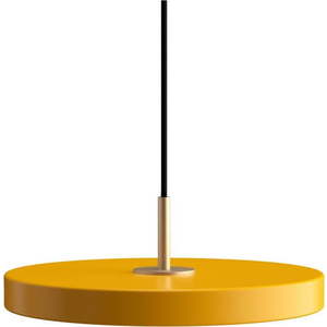 Žluté LED závěsné svítidlo s kovovým stínidlem ø 31 cm Asteria Mini – UMAGE obraz