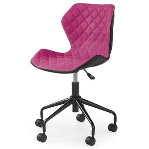 Dětská židle SUZAAN 2 růžová/černá obraz