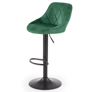 Barová židle SCH-101 tmavě zelená obraz