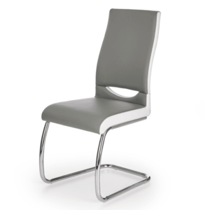 Jídelní židle SCK-259 šedá/bílá obraz
