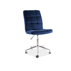 Kancelářská židle Q-020 Modrá, Kancelářská židle Q-020 Modrá obraz