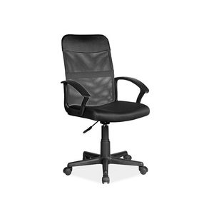 Kancelářská židle Q-702 Černá, Kancelářská židle Q-702 Černá obraz