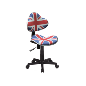 Studentská kancelářská židle Q-G2 Britská vlajka, Studentská kancelářská židle Q-G2 Britská vlajka obraz