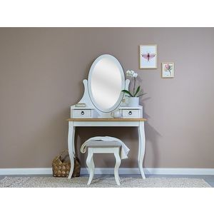 Toaletní stolek s taburetem POPRAD, Toaletní stolek s taburetem POPRAD obraz