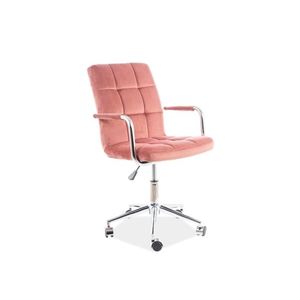 Kancelářská židle Q-022 Světle růžová obraz