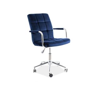 Kancelářská židle Q-022 Modrá, Kancelářská židle Q-022 Modrá obraz
