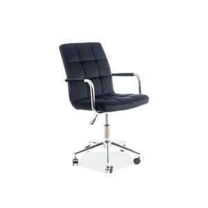 Kancelářská židle Q-022 Černá, Kancelářská židle Q-022 Černá obraz