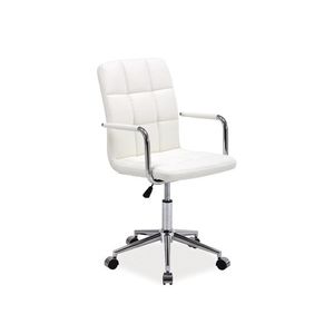 Kancelářská židle Q-022 Bílá, Kancelářská židle Q-022 Bílá obraz