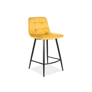 Barová židle MILA H-2 Žlutá obraz