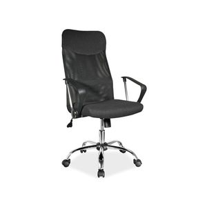 Kancelářská židle Q-025 Tmavě šedá, Kancelářská židle Q-025 Tmavě šedá obraz