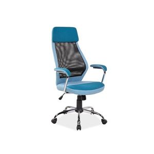 Kancelářská židle Q-336 Modrá, Kancelářská židle Q-336 Modrá obraz