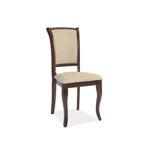 Jídelní židle MN-SC Ořech / béžová, Jídelní židle MN-SC Ořech / béžová obraz