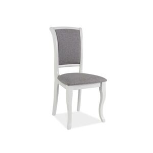 Jídelní židle MN-SC Bílá / šedá obraz
