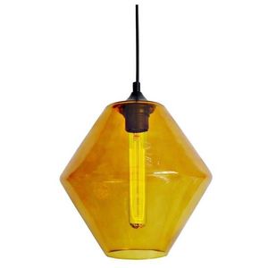 Závěsná lampa BREMEN včetně žárovky Oranžová obraz