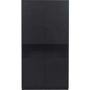 Černá modulární skříňka z borovicového dřeva 110x210 cm Finca – WOOOD obraz