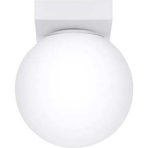 Bílé stropní svítidlo se skleněným stínidlem ø 12 cm Umerta – Nice Lamps obraz