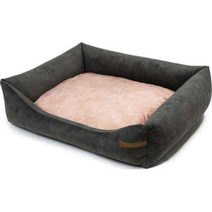 Růžovo-tmavě šedý pelíšek pro psa 65x75 cm SoftBED Eco M – Rexproduct obraz