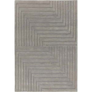 Šedý vlněný koberec 200x290 cm Form – Asiatic Carpets obraz