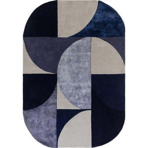 Tmavě modrý vlněný koberec 160x230 cm Indigo – Asiatic Carpets obraz