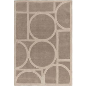 Světle hnědý vlněný koberec 200x290 cm Metro Taupe – Asiatic Carpets obraz