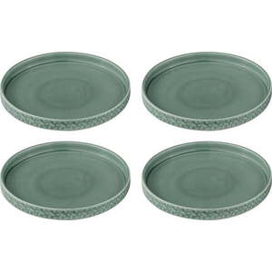 Tyrkysové dezertní porcelánové talíře v sadě 4 ks ø 20 cm Heath Jade – Ladelle obraz