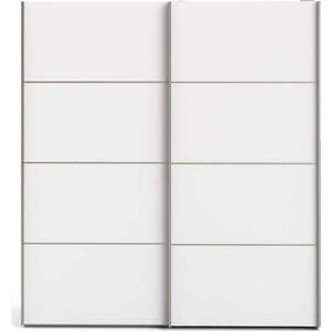 Bílá šatní skříň s posuvnými dveřmi 182x202 cm Verona - Tvilum obraz