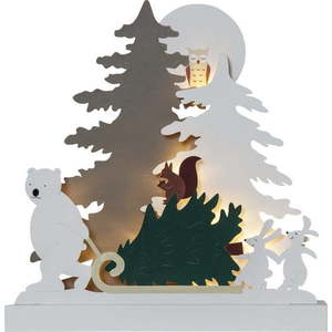 Bílá světelná dekorace s vánočním motivem Forest Friends – Star Trading obraz