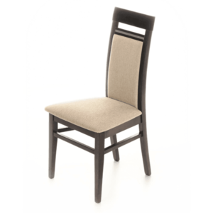 Jídelní židle MALLORCA FR13 ořech tmavý/béžová obraz
