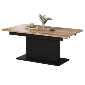 Konferenční stolek BESITA dub wotan/černá matná obraz