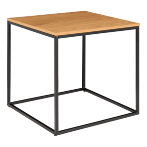 Přístavný stolek VATO dub/černá obraz