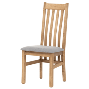 Jídelní židle ANIVIA dub/stříbrná obraz