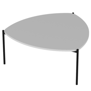 Konferenční stolek INIGA bílá/černá obraz