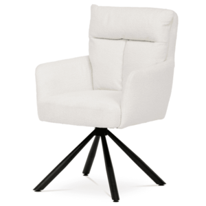 Jídelní židle TUANA bílá/černá obraz