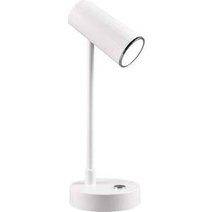 Bílá LED stmívatelná stolní lampa (výška 28 cm) Lenny – Trio obraz